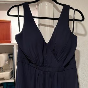 Navy blue Levkoff SAMPLE dress